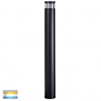 Havit-MAXI 600 Black  & SS316 Louvred LED Bollard Light